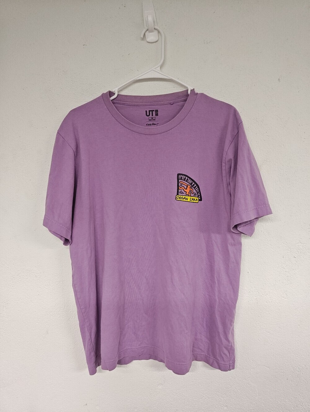 Uniqlo UT Keith Haring x Tokyo Organ Zaka Purple T Shirt Men’s M